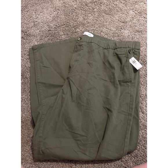 NWT Old Navy Olive Green Pants Womens Size XXXL Slim Built-In Flex - Picture 1 of 5